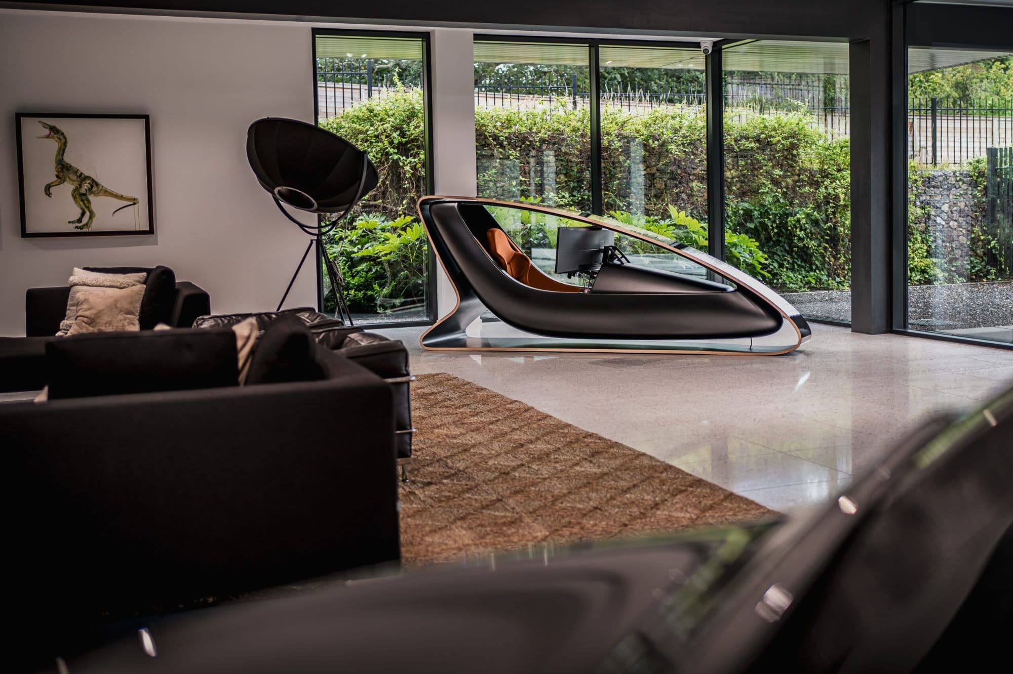 Luxury sim pod in private residence