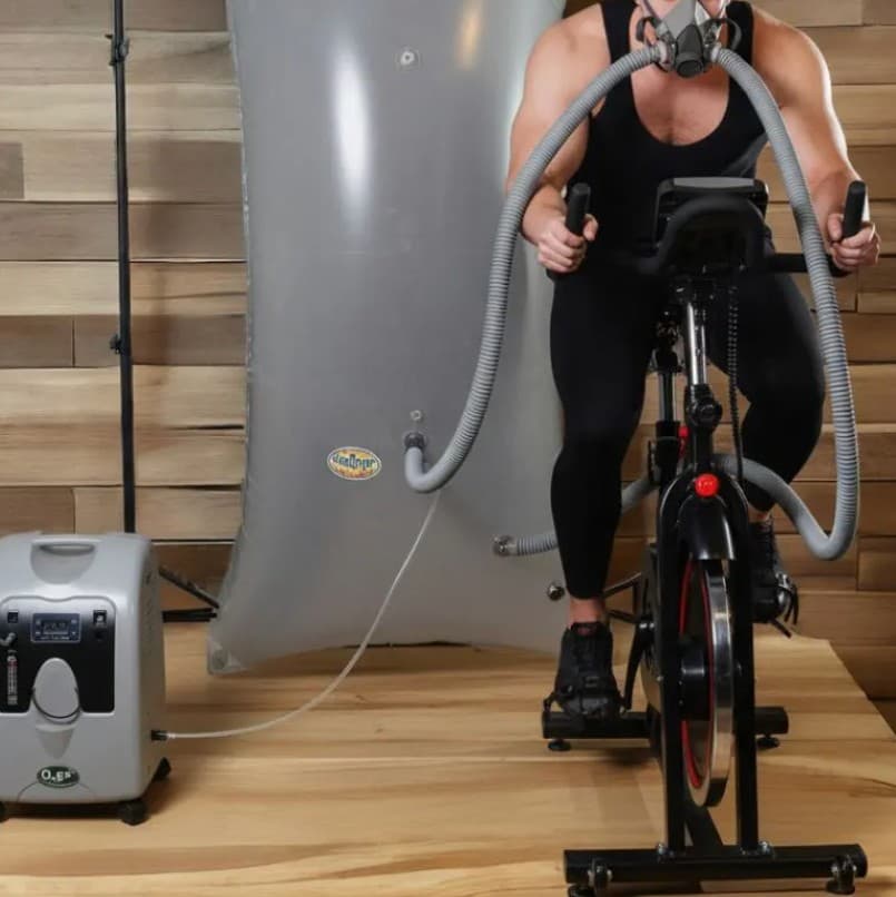 Altitude training on performance bike