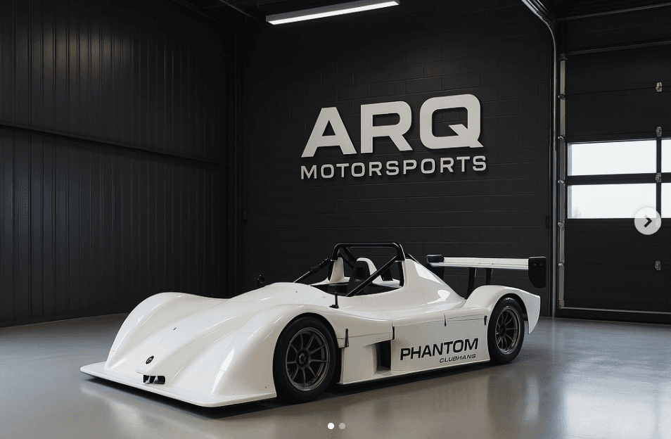 ARQ paddock — Phantom Clubmans race car